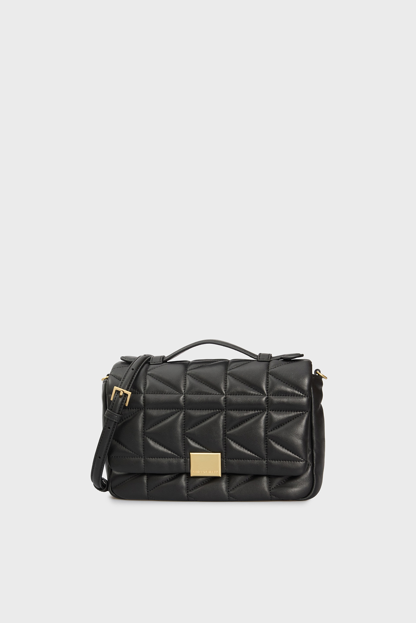 Женская черная кожаная сумка Черный ONESIZE Karl Lagerfeld 246W3086 Женская черная кожаная сумка Черный ONESIZE Karl Lagerfeld 246W3086