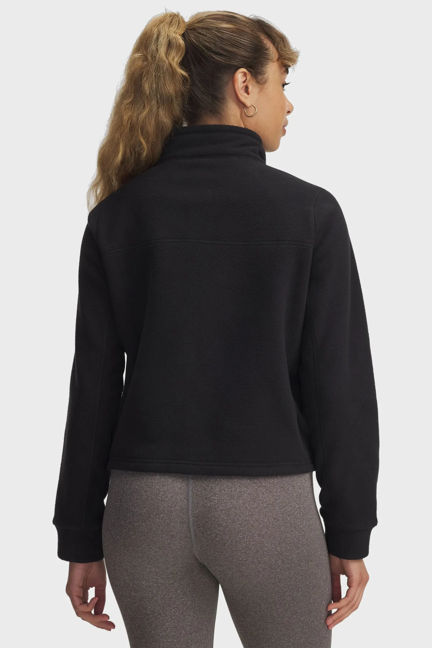 Жіноча чорна спортивна кофта UA W Expanse Fleece FZ 3