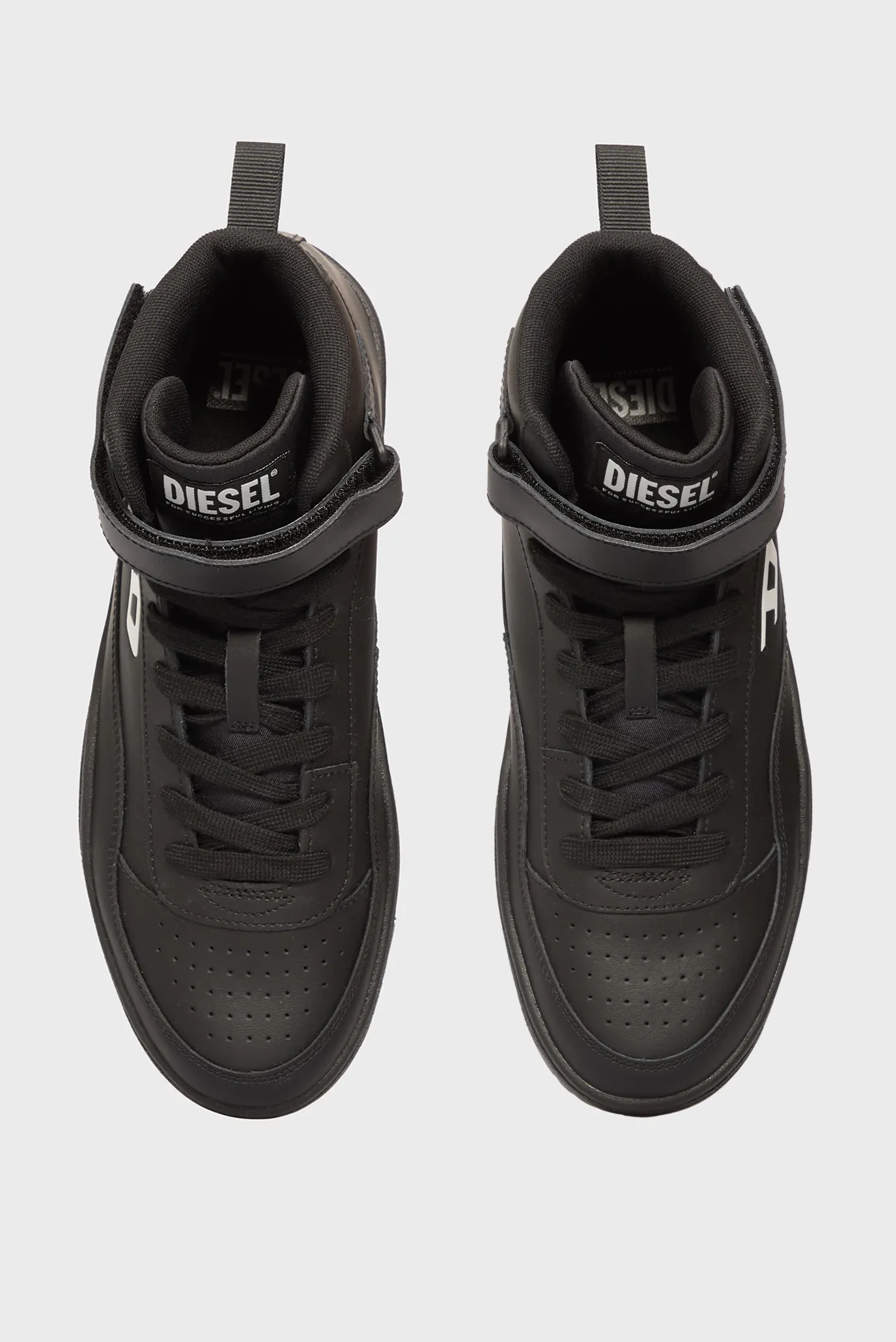 Чоловічі чорні шкіряні хайтопи TRACKER-D 4