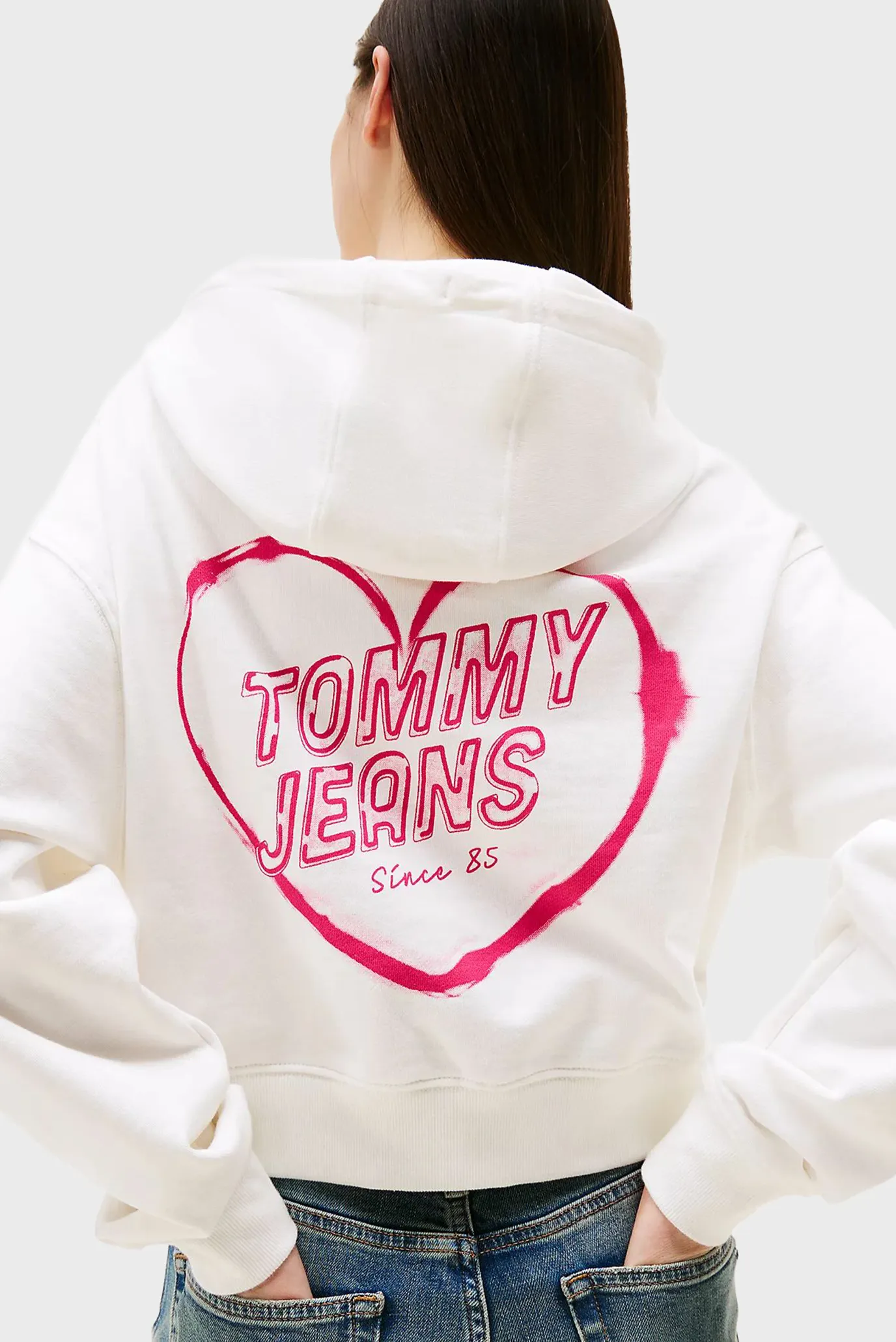 Жіноче біле худі RLX CRP HEART 4