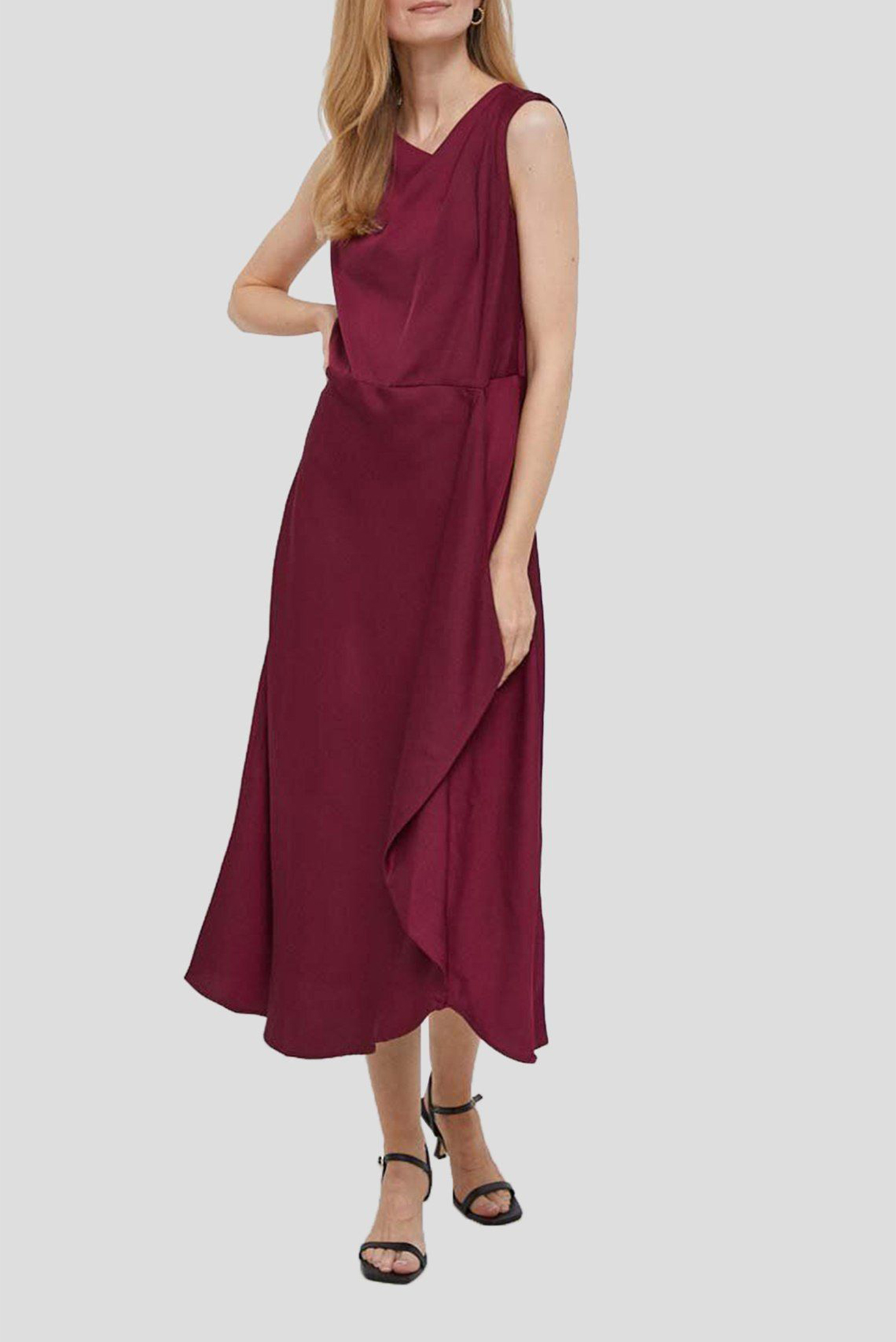Женское бордовое платье Бордовый 2 DKNY DD3G2044_MAR Женское бордовое платье Бордовый 2 DKNY DD3G2044_MAR
