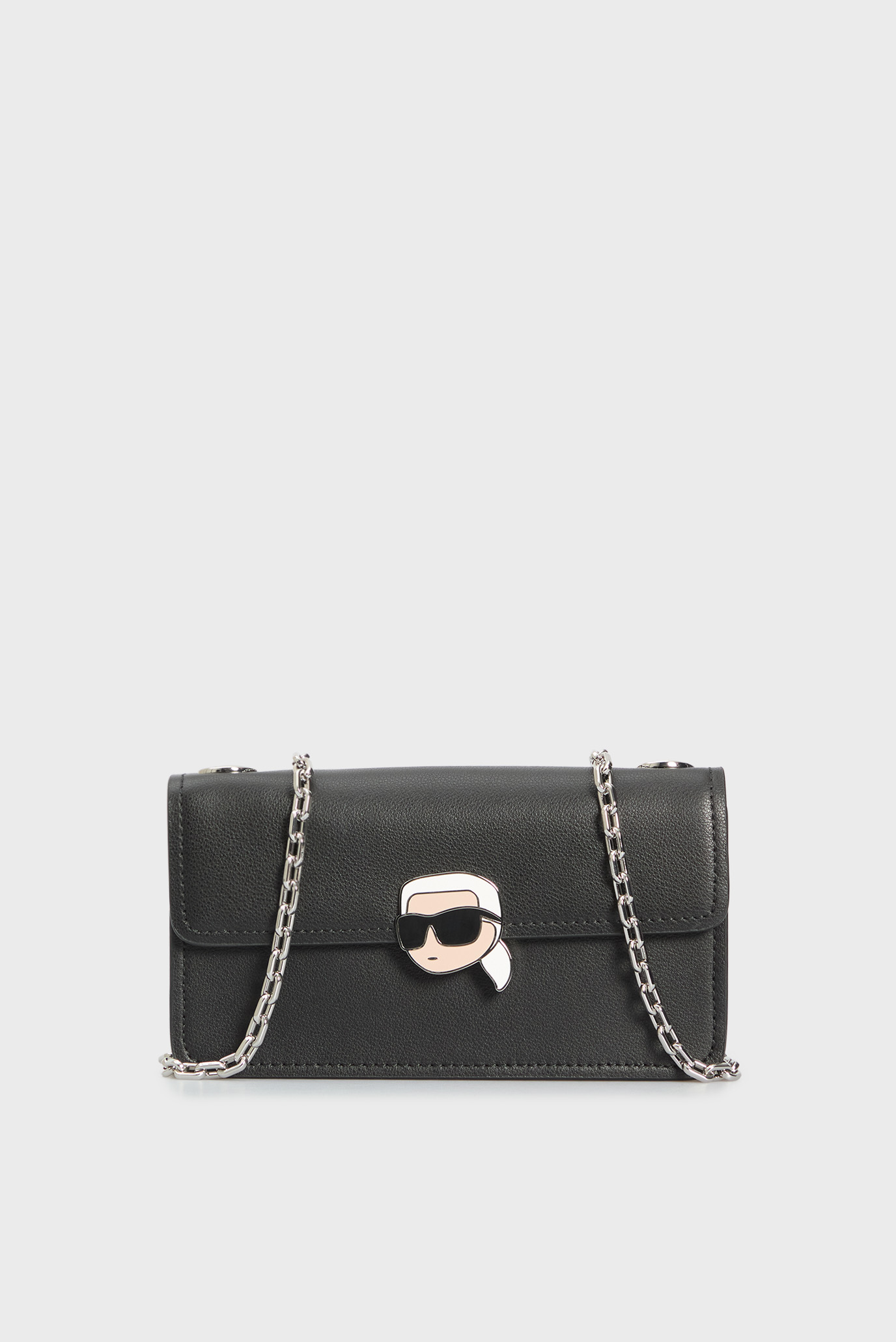 Женская черная кожаная сумка Черный ONESIZE Karl Lagerfeld 245W3213 Женская черная кожаная сумка Черный ONESIZE Karl Lagerfeld 245W3213