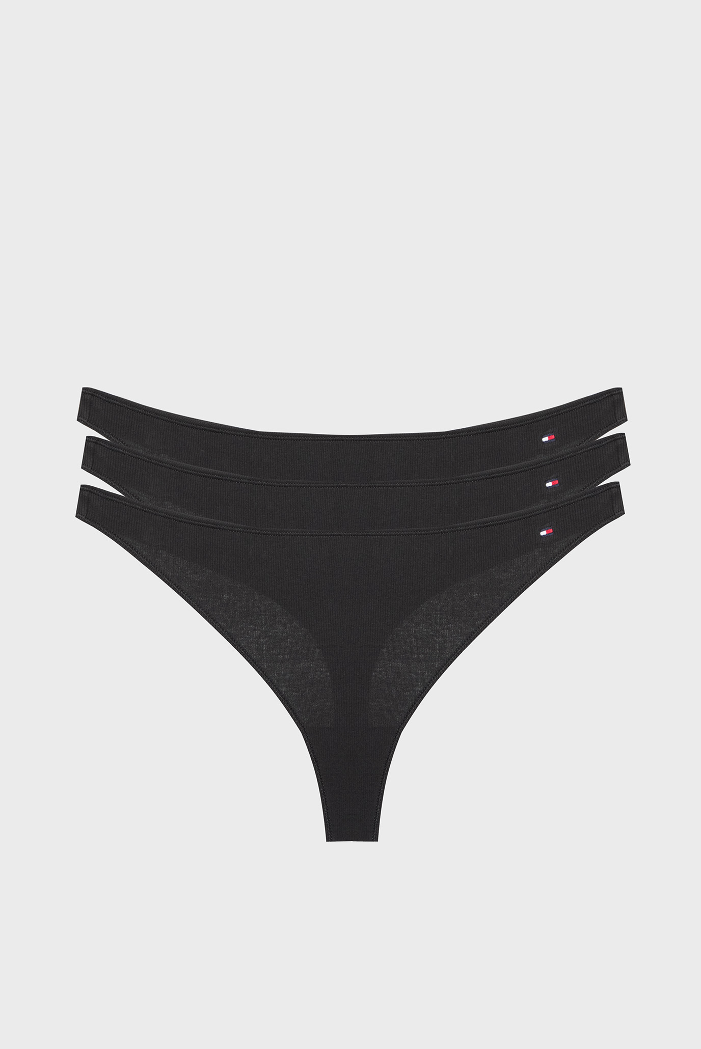 Женские черные трусики (3 шт) Черный S Tommy Hilfiger UW0UW05752 Женские черные трусики (3 шт) Черный S Tommy Hilfiger UW0UW05752