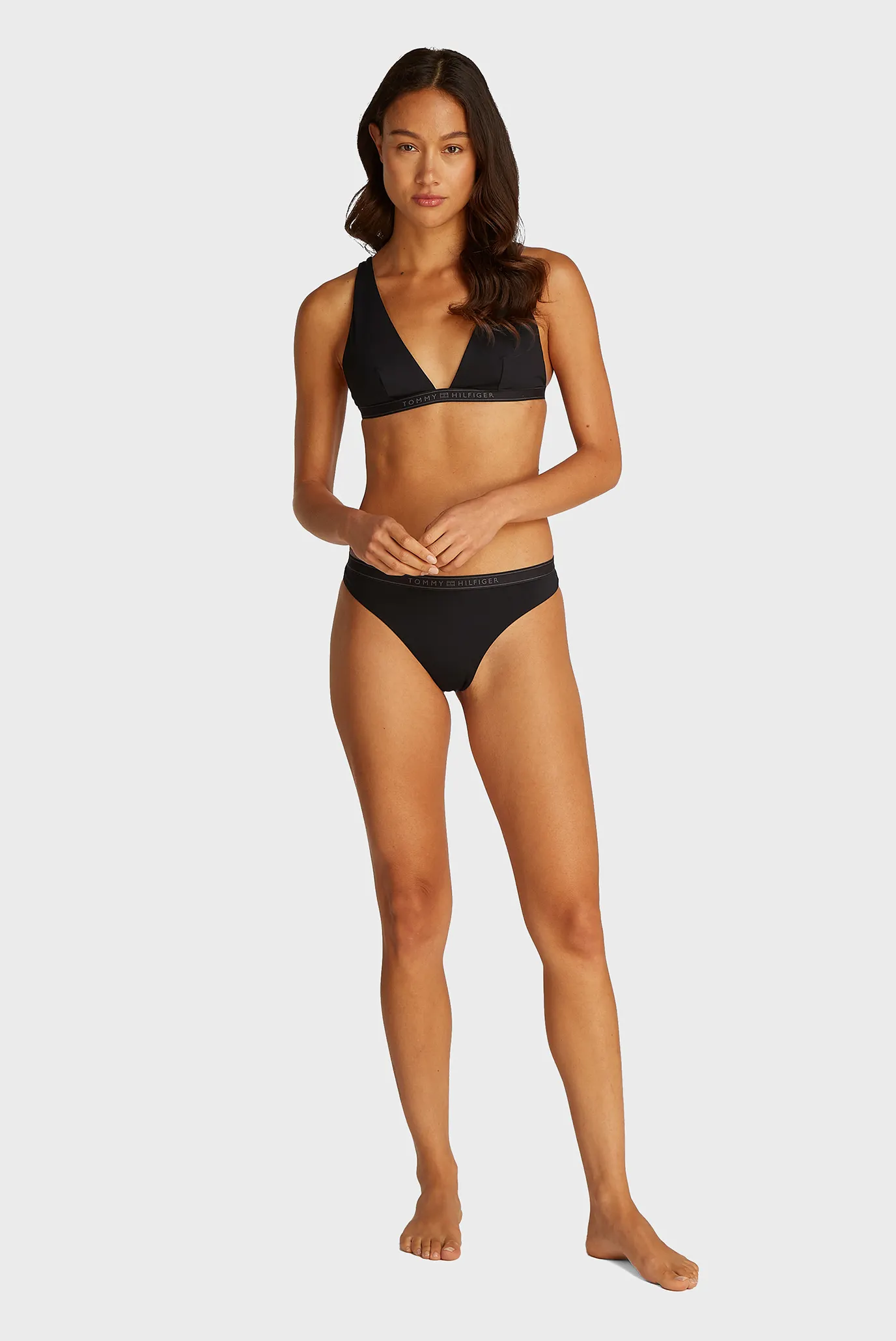 Женские черные трусики от купальника 2