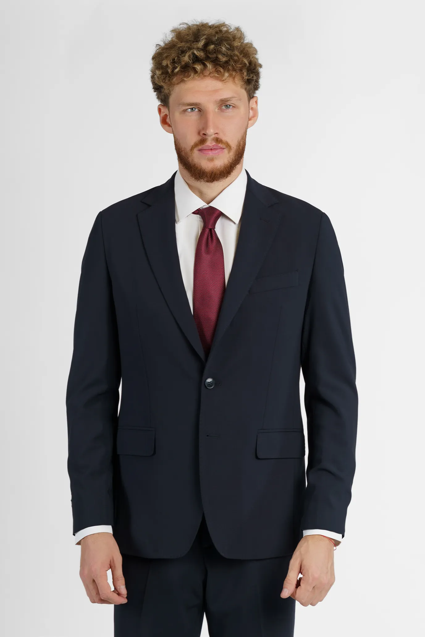 Чоловічий чорний костюм 2