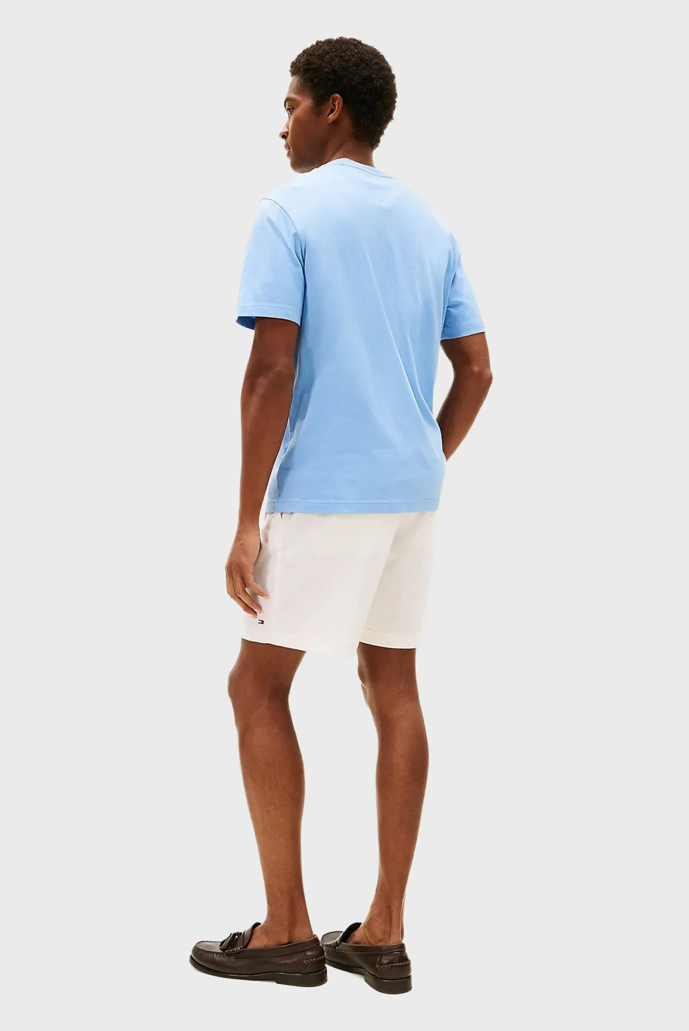 Чоловіча блакитна футболка OUTLINE FLAG SCRIPT 3