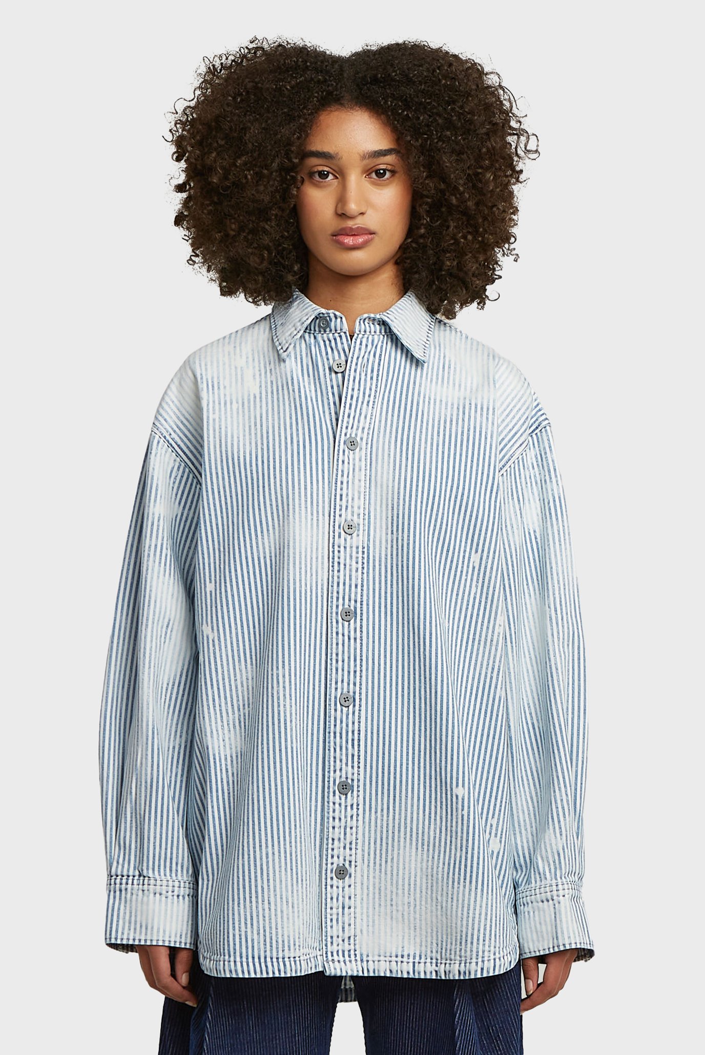 Женская джинсовая рубашка в полоску Maxi overshirt Разноцветный S G-Star RAW D26853,E088 Женская джинсовая рубашка в полоску Maxi overshirt Разноцветный S G-Star RAW D26853,E088