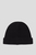 Женская черная шерстяная шапка