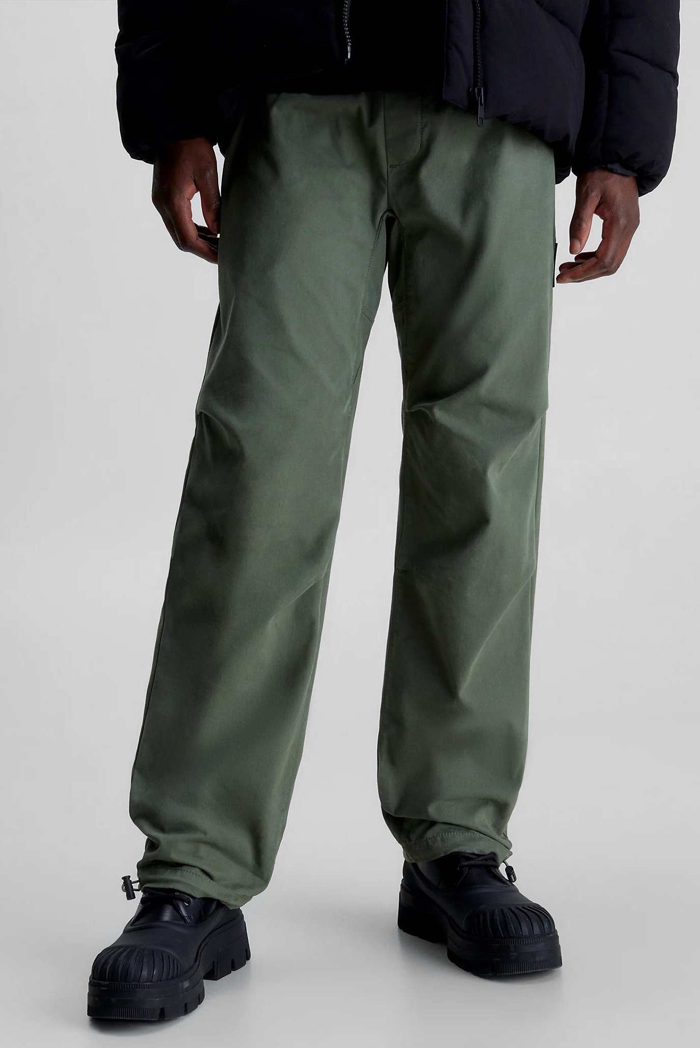 Мужские зеленые брюки TOPSTITCH WOVEN PANT 1