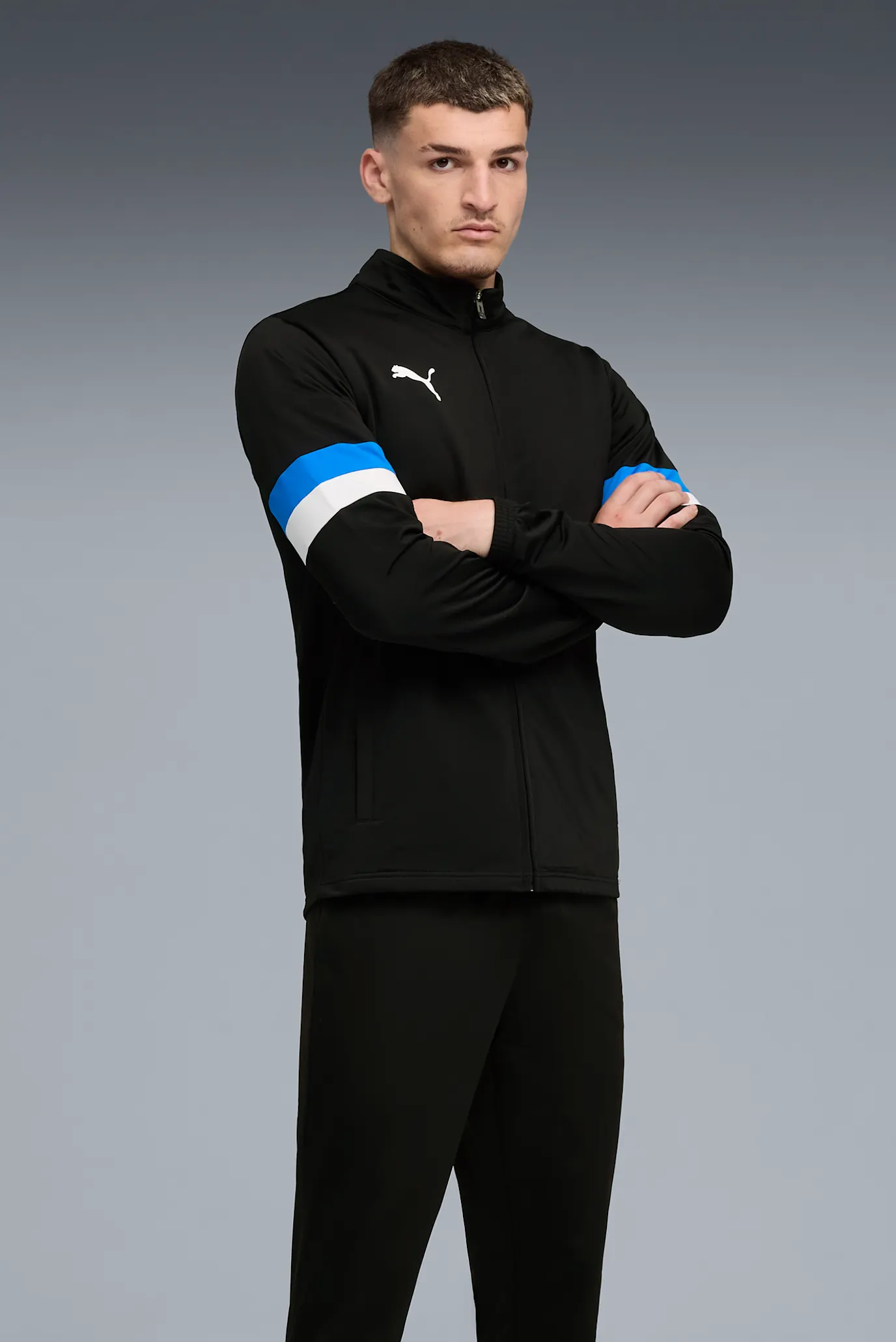 Чоловічий чорний спортивний костюм (кофта, штани) individualRISE Men's Football Tracksuit 3