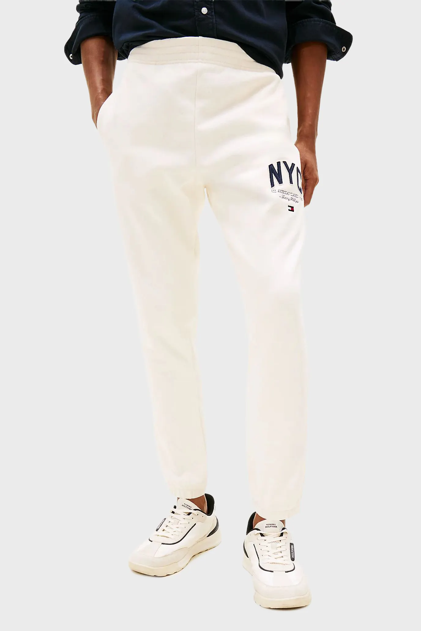 Чоловічі білі спортивні штани PREP 1