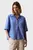 Женская голубая рубашка S/S BUTTON DOWN