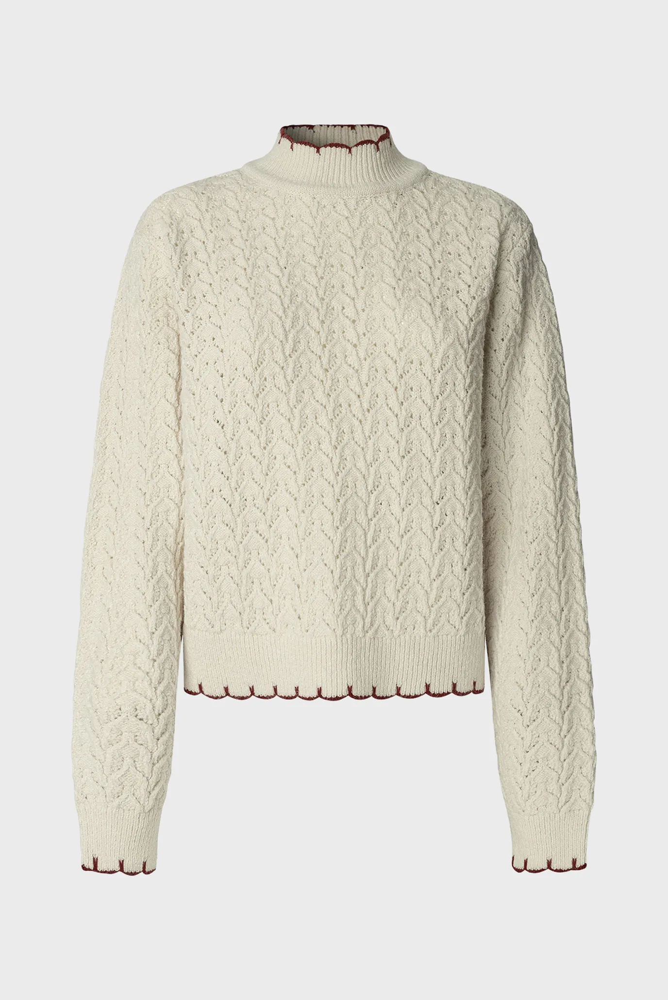 Женский белый джемпер CHARIL 6