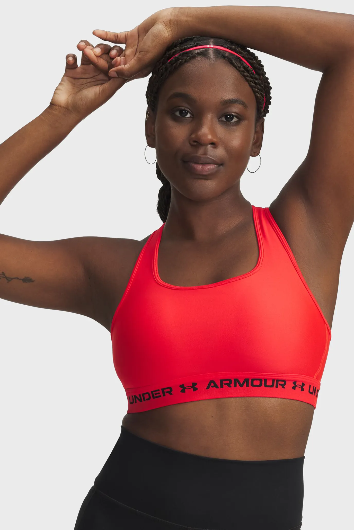 Жіночий червоний топ Crossback Mid Bra 2