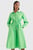 Женское зеленое платье 1985 ORG CO POPLIN