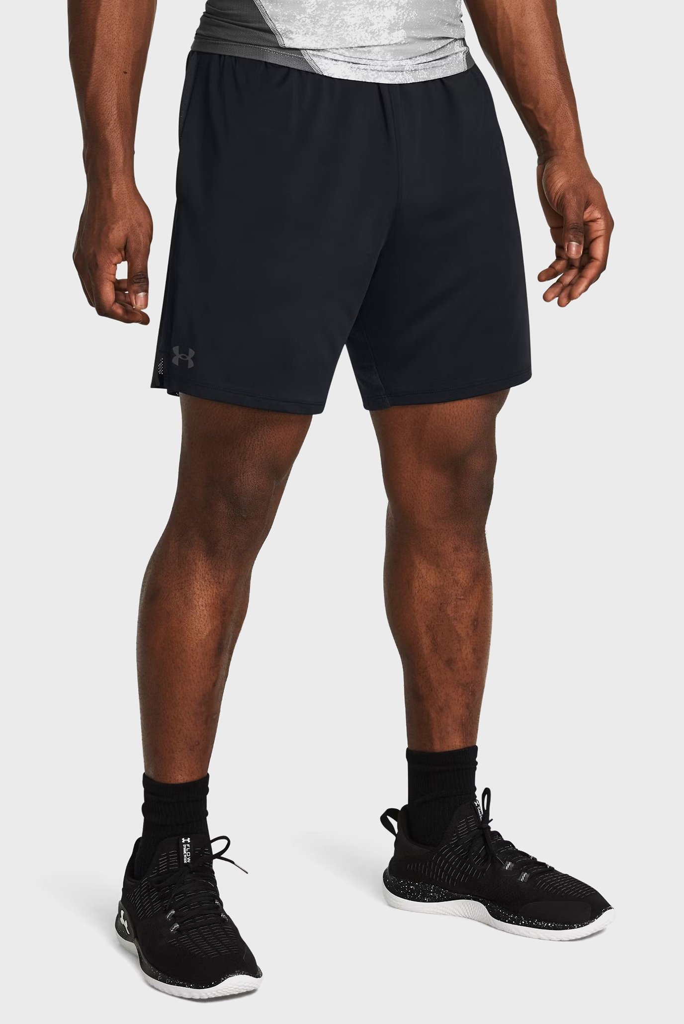 Мужские черные шорты Tech Vent 7in Shorts Черный M Under Armour 1388645-001 Мужские черные шорты Tech Vent 7in Shorts Черный M Under Armour 1388645-001