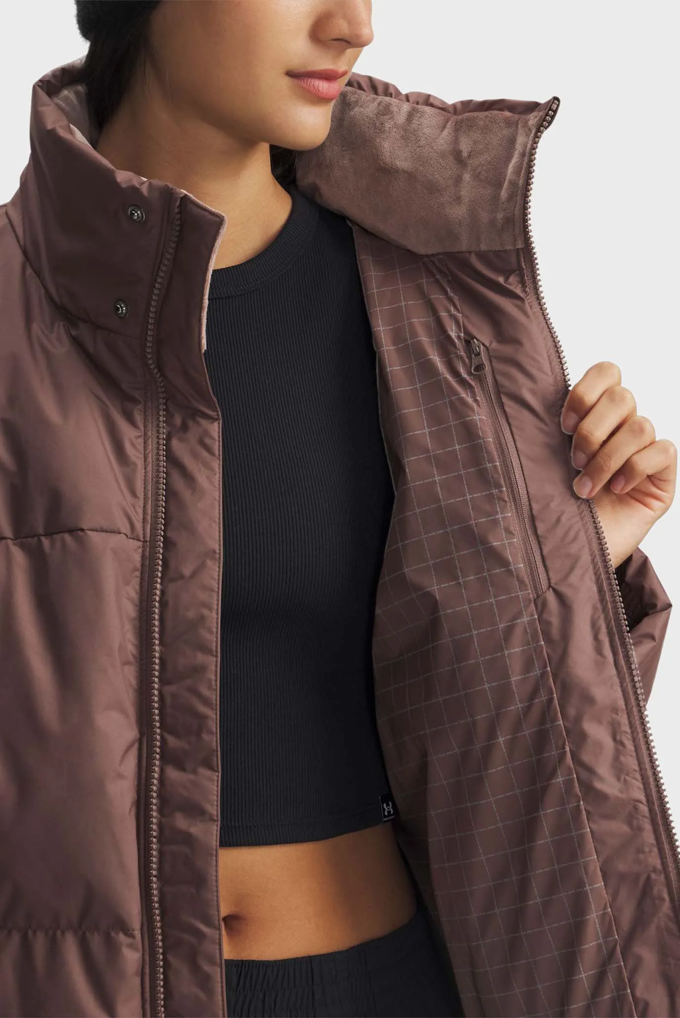 Жіночий коричневий пуховик Limitless Down Puffer Jacket 5