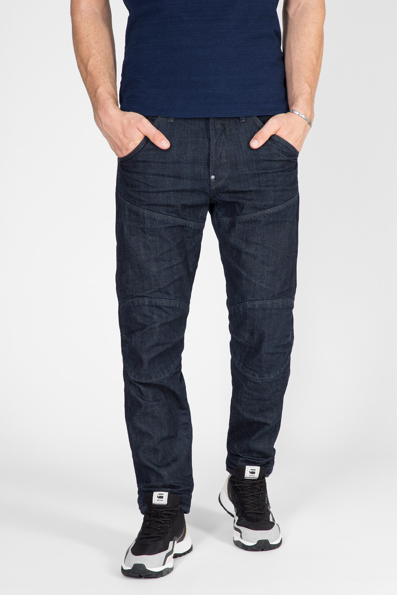 Чоловічі темно-сині джинси 5620 3D Original Relaxed tapered 1