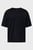 Мужская черная футболка LOGO BADGE SS