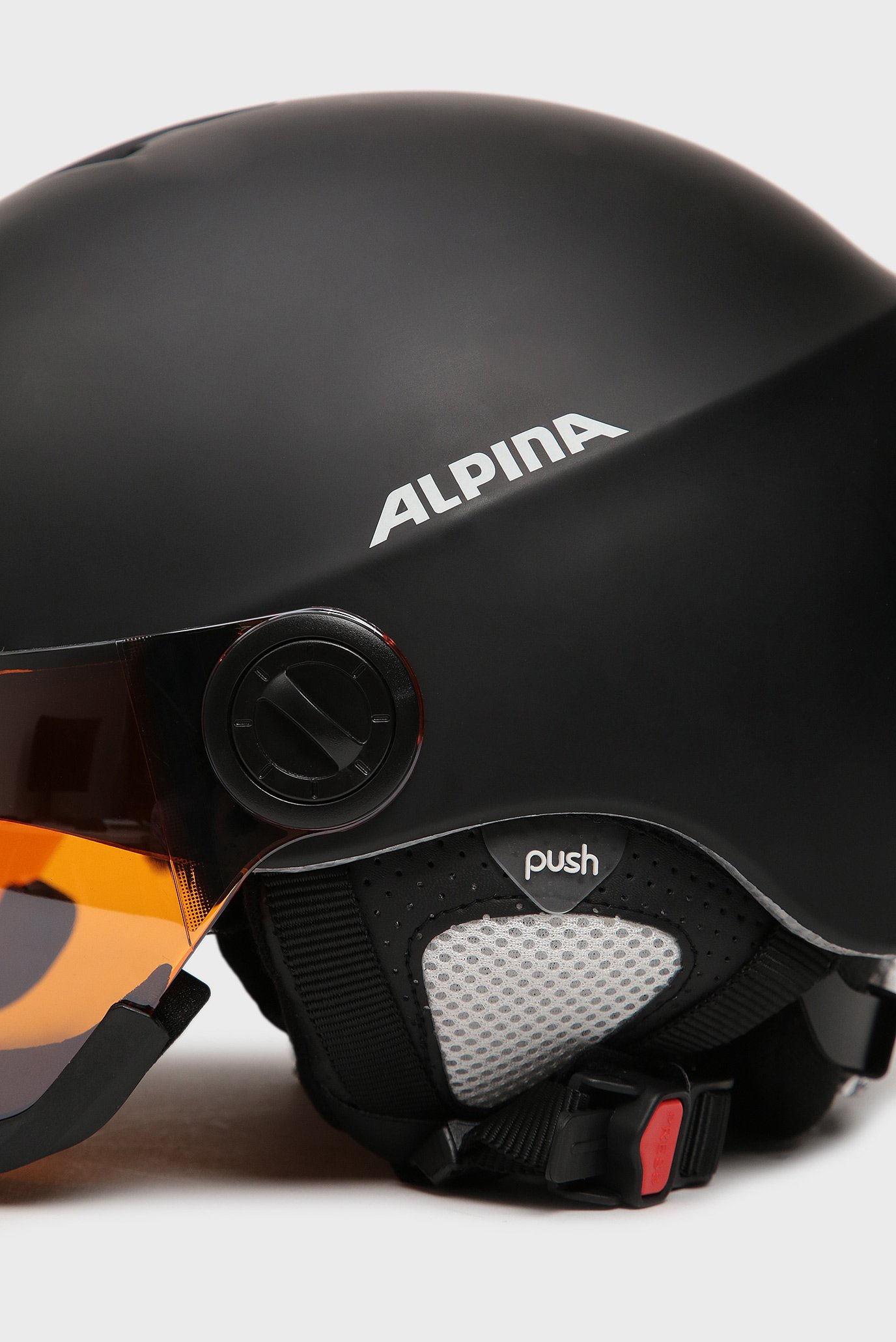 Monteur Lake Taupo residentie Черный горнолыжный шлем с маской MENGA JV Alpina A9061-31 — MD-Fashion