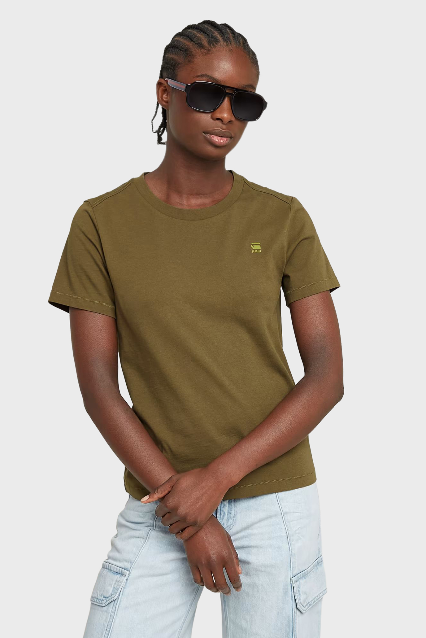 Женская оливковая футболка Nifous Оливковый XS G-Star RAW D26062,336 Женская оливковая футболка Nifous Оливковый XS G-Star RAW D26062,336