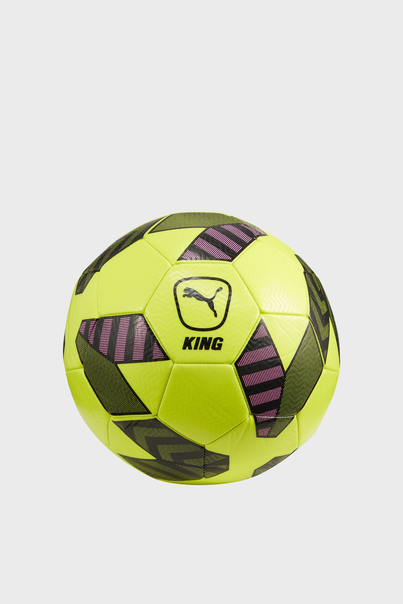 Салатовый футбольный мяч King Football 1