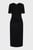 Жіноча чорна сукня JERSEY KNOT MIDI