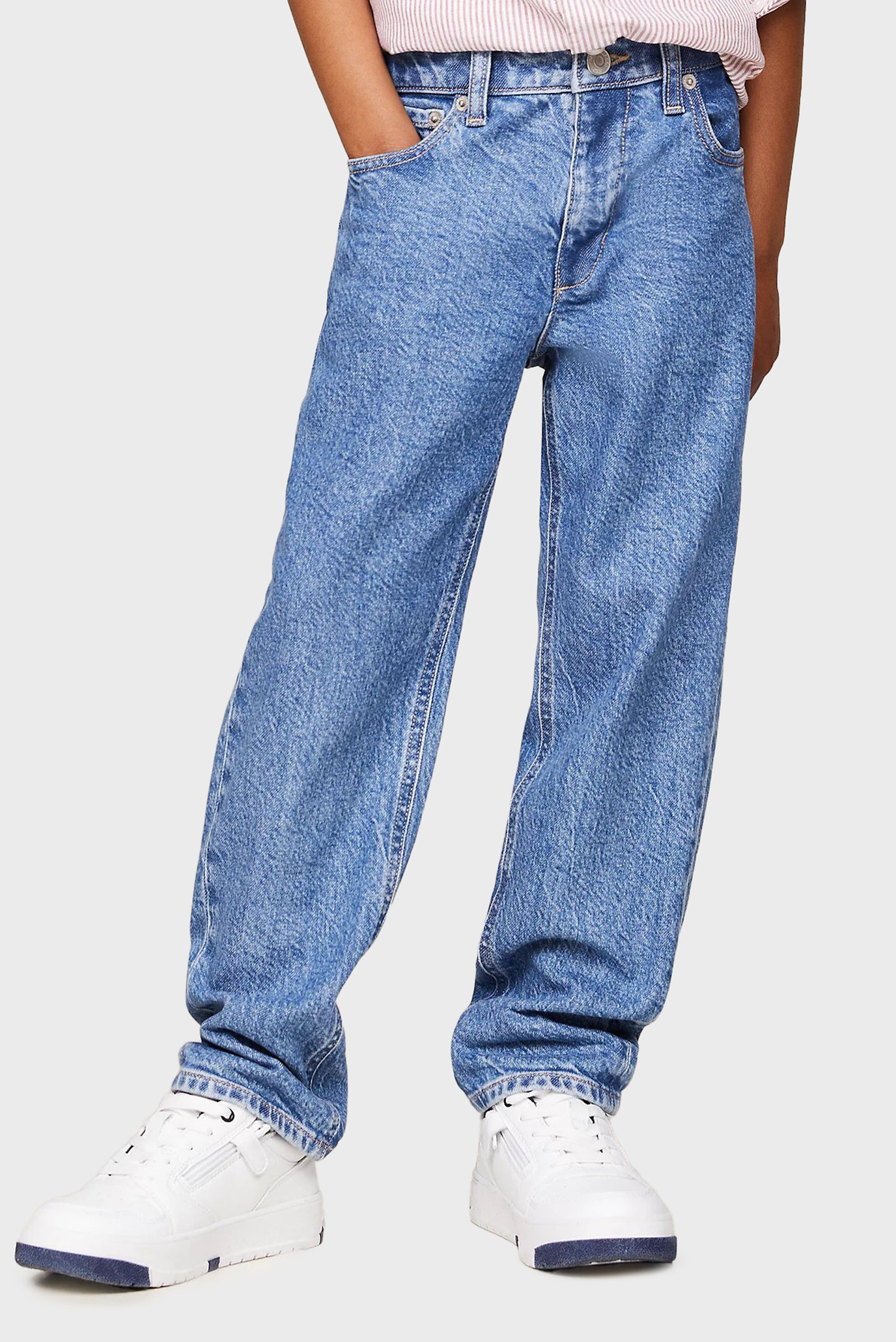 Детские синие джинсы SKATER MID SALT&PEPPER DENIM 1