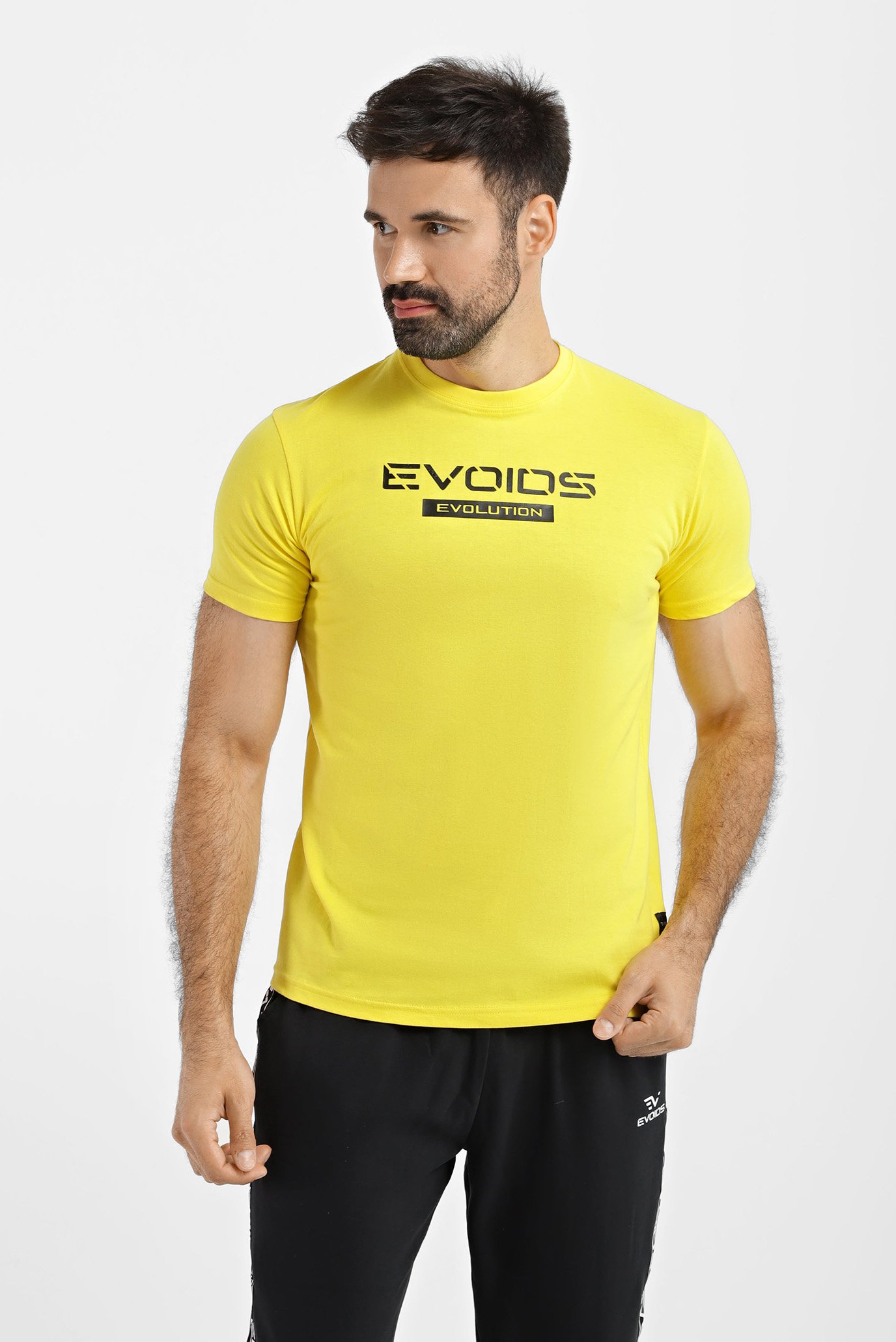 Мужская желтая футболка Talca 1