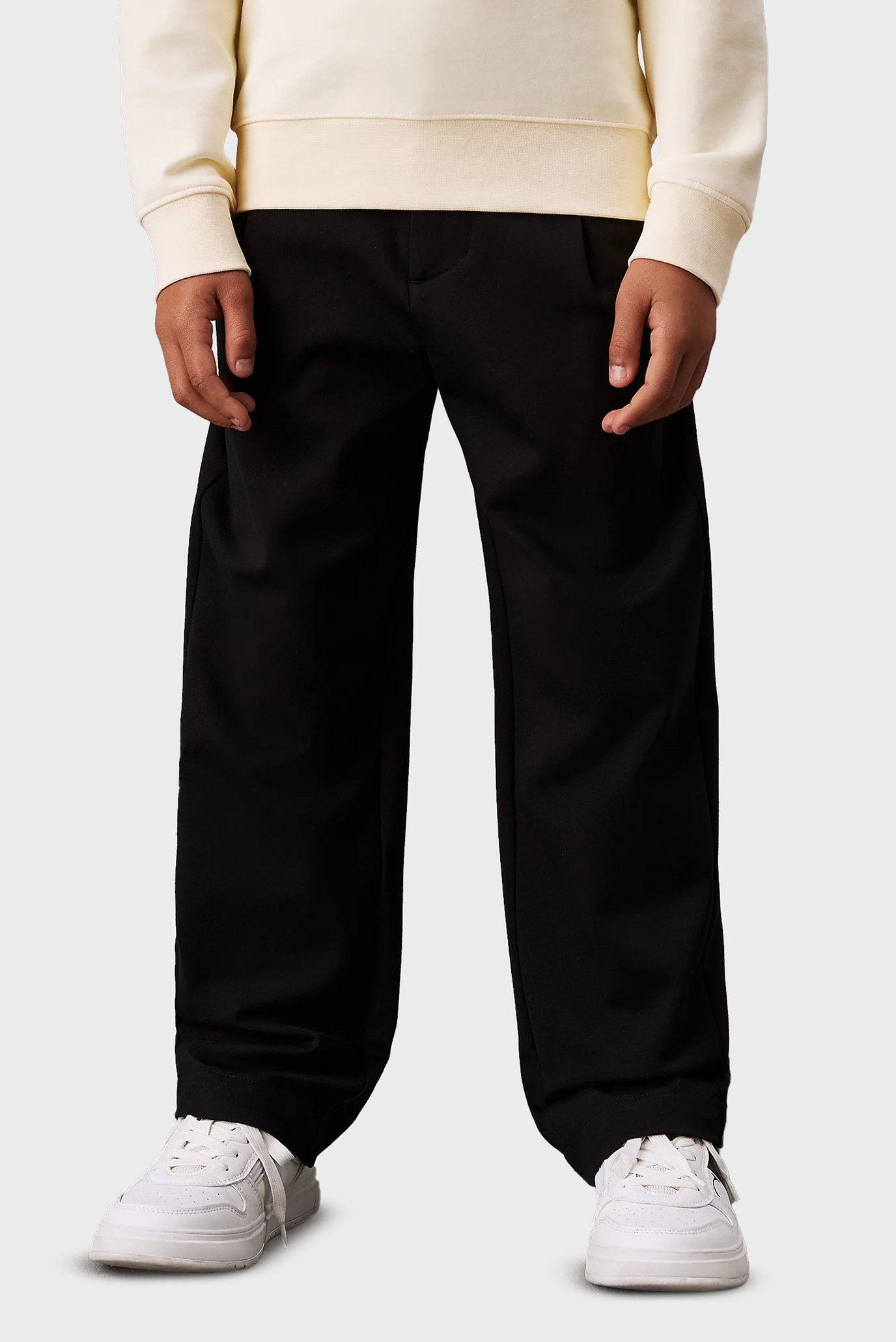 Дитячі чорні брюки PUNTO TAILORED STRAIGHT PANTS 1