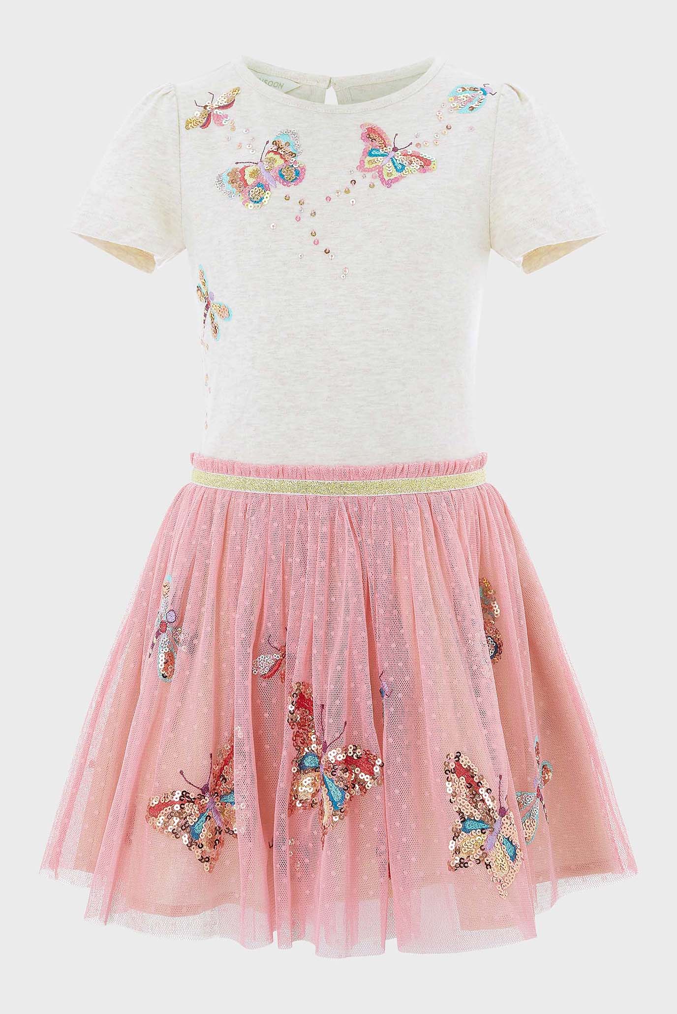 Детское розовое платье Disco Bug Dress 1