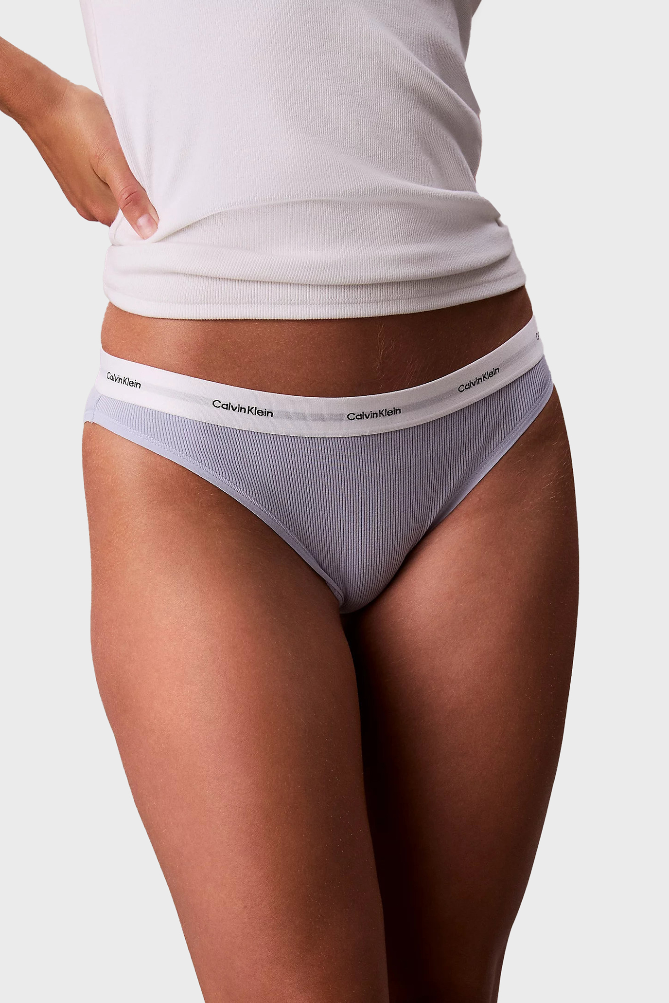 Женские голубые трусики BIKINI Голубой XL Calvin Klein LV00QD5358 Женские голубые трусики BIKINI Голубой XL Calvin Klein LV00QD5358