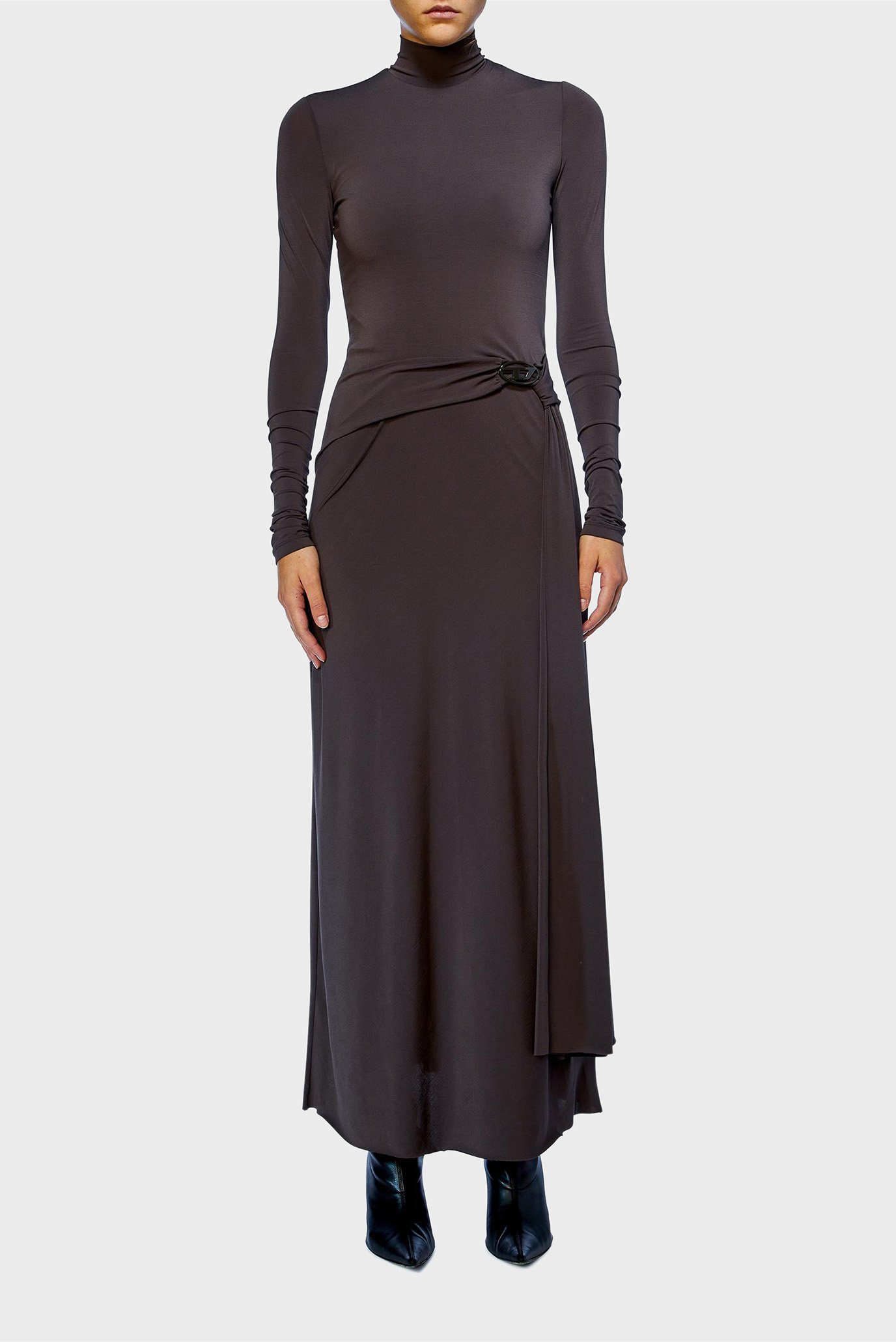 Женское коричневое платье D-BLOS 1