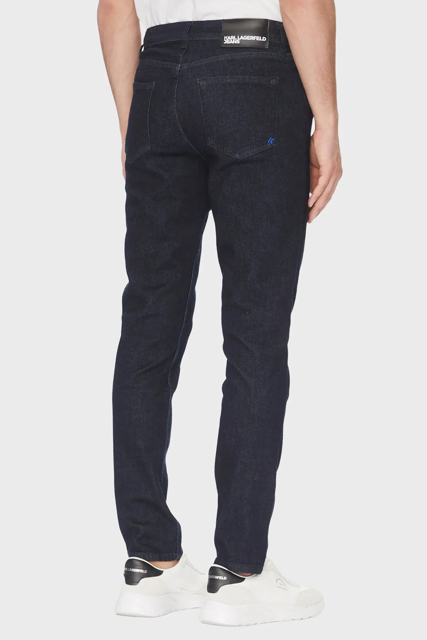 Мужские темно-синие джинсы slim denim 3