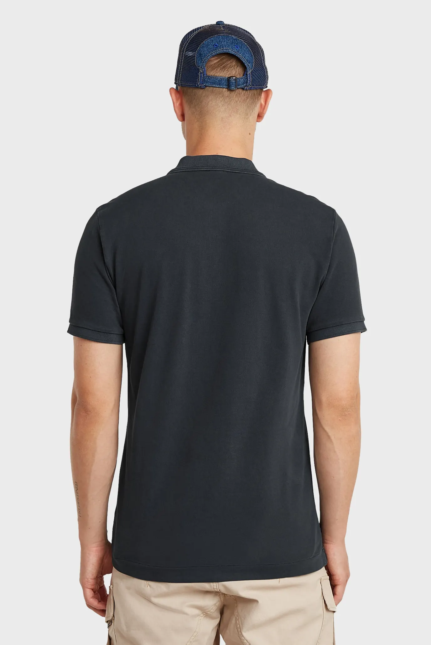 Чоловіче темно-синє поло Dunda 3