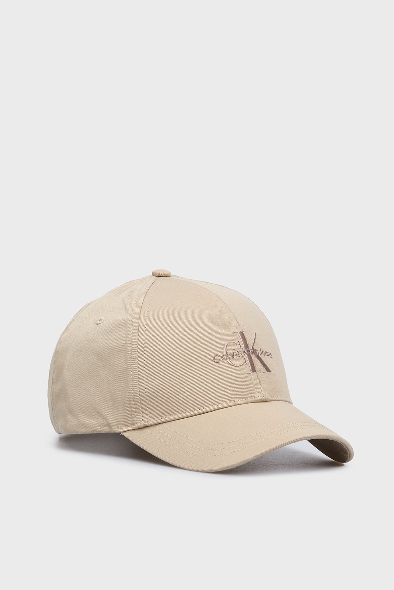 Женская бежевая кепка MONO LOGO EMBRO CAP 1