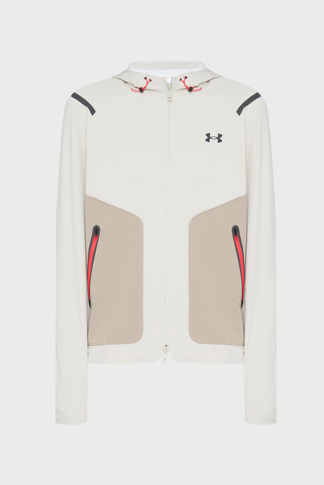 Мужская бежевая ветровка UA Unstoppable Jacket LC Бежевый XL Under Armour 1389354-111 Мужская бежевая ветровка UA Unstoppable Jacket LC Бежевый XL Under Armour 1389354-111