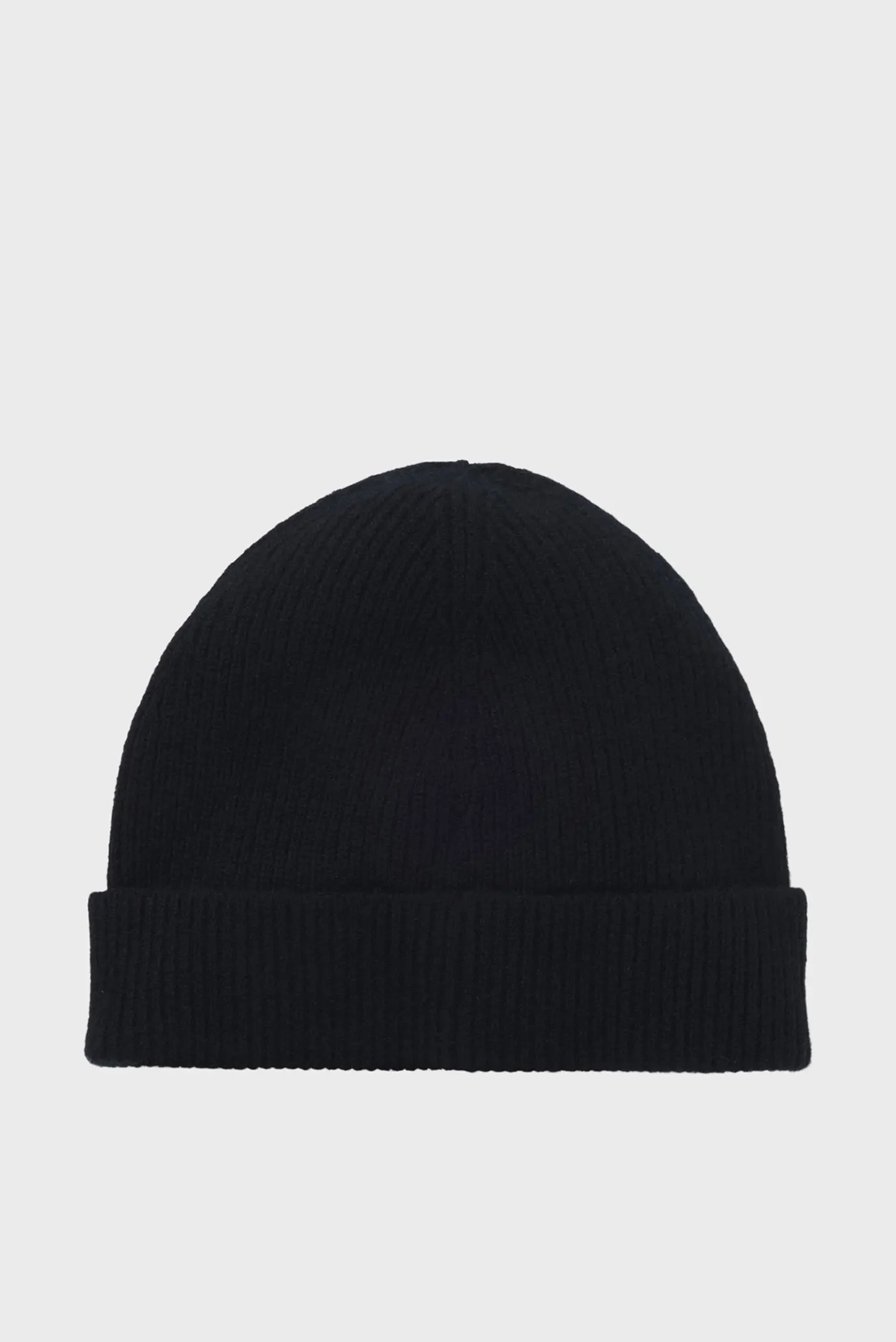 Чоловіча чорна кашемірова шапка 2