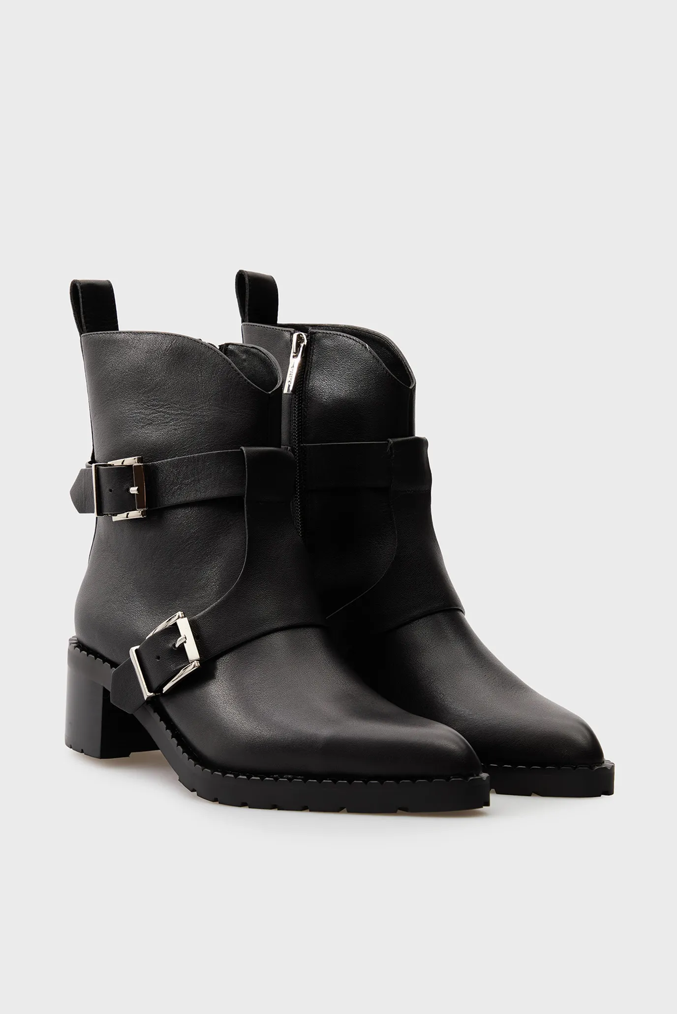 Женские черные кожаные ботильоны Claudine 3