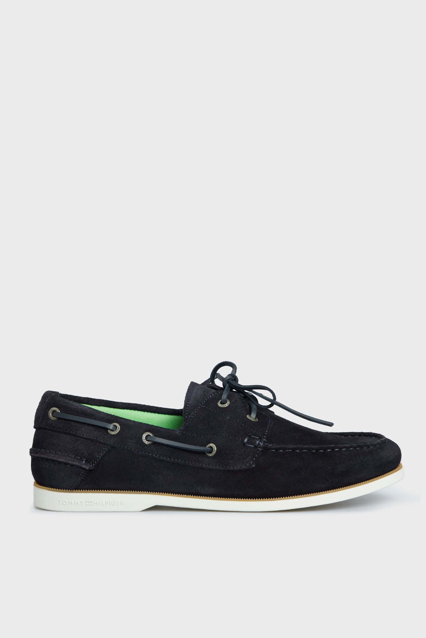 Мужские темно-синие замшевые топсайдеры TH BOAT SHOE CORE SUEDE 1