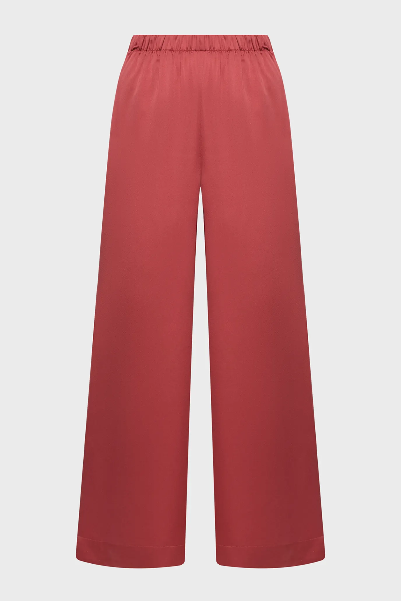 Женские коралловые брюки SENSUAL SATIN WIDE LEG PANT 7