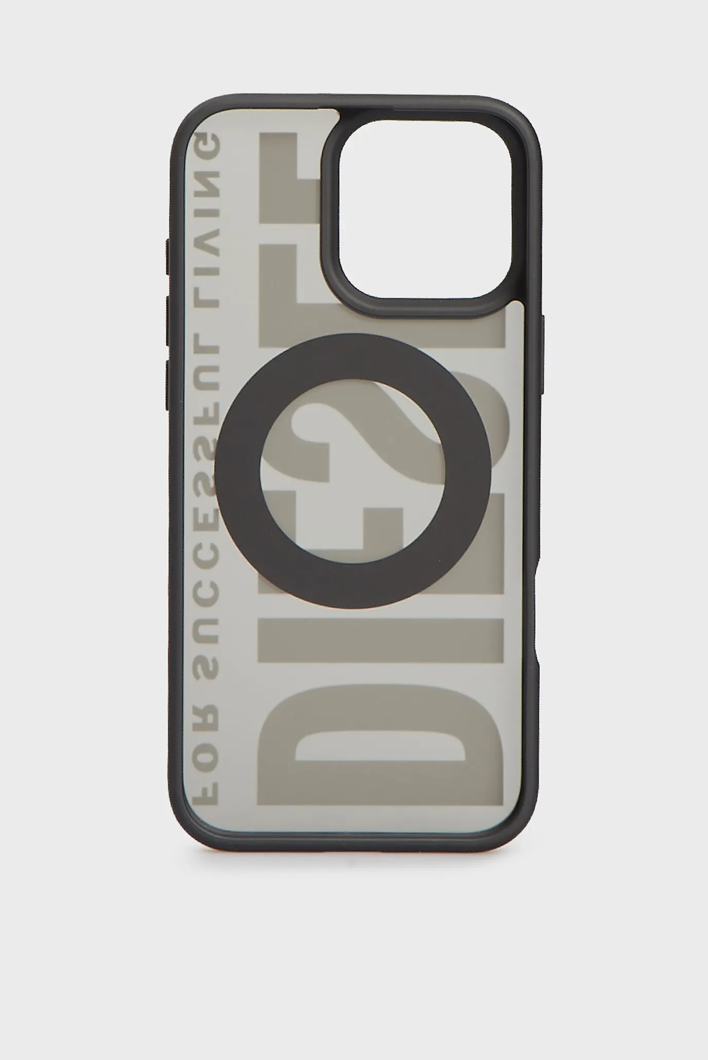 Черный чехол для телефона Diesel Ringstand-Magsafe Case FW24 for iPhone 16 Pro Max 3