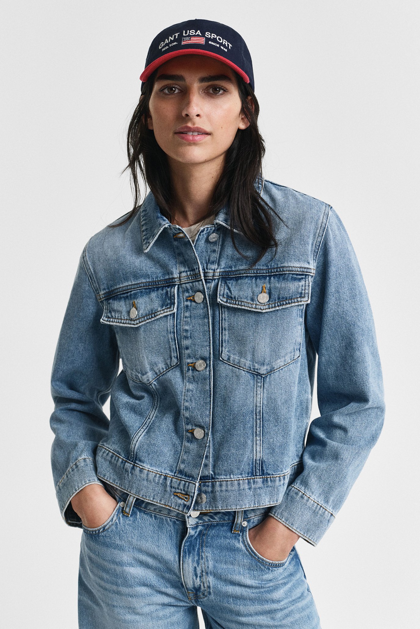 Женская синяя джинсовая куртка DENIM JACKET 1