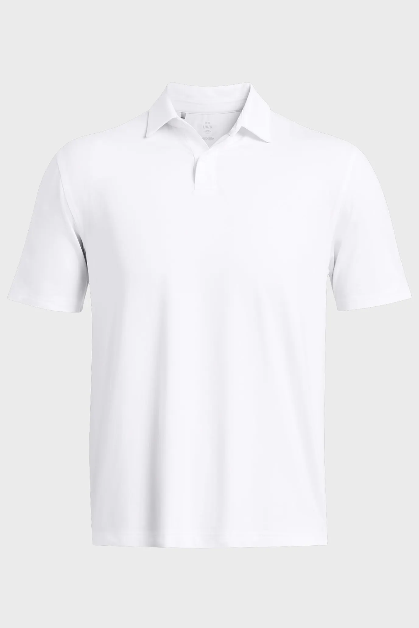Мужское белое поло UA T2G Polo LB 3