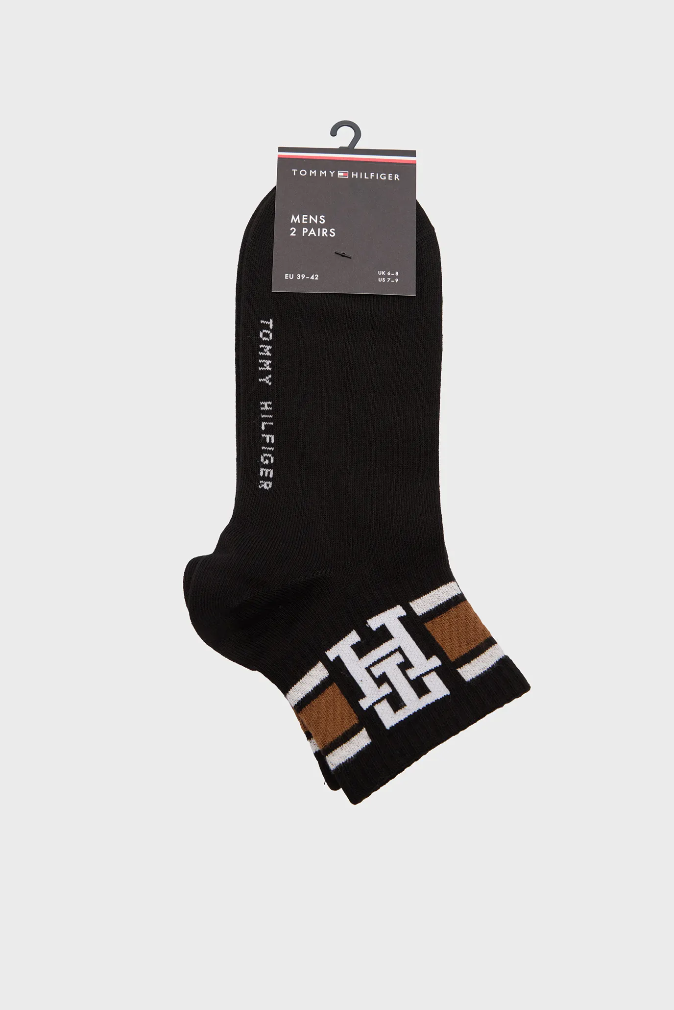 Чоловічі чорні шкарпетки (2 пари) SPORT 1