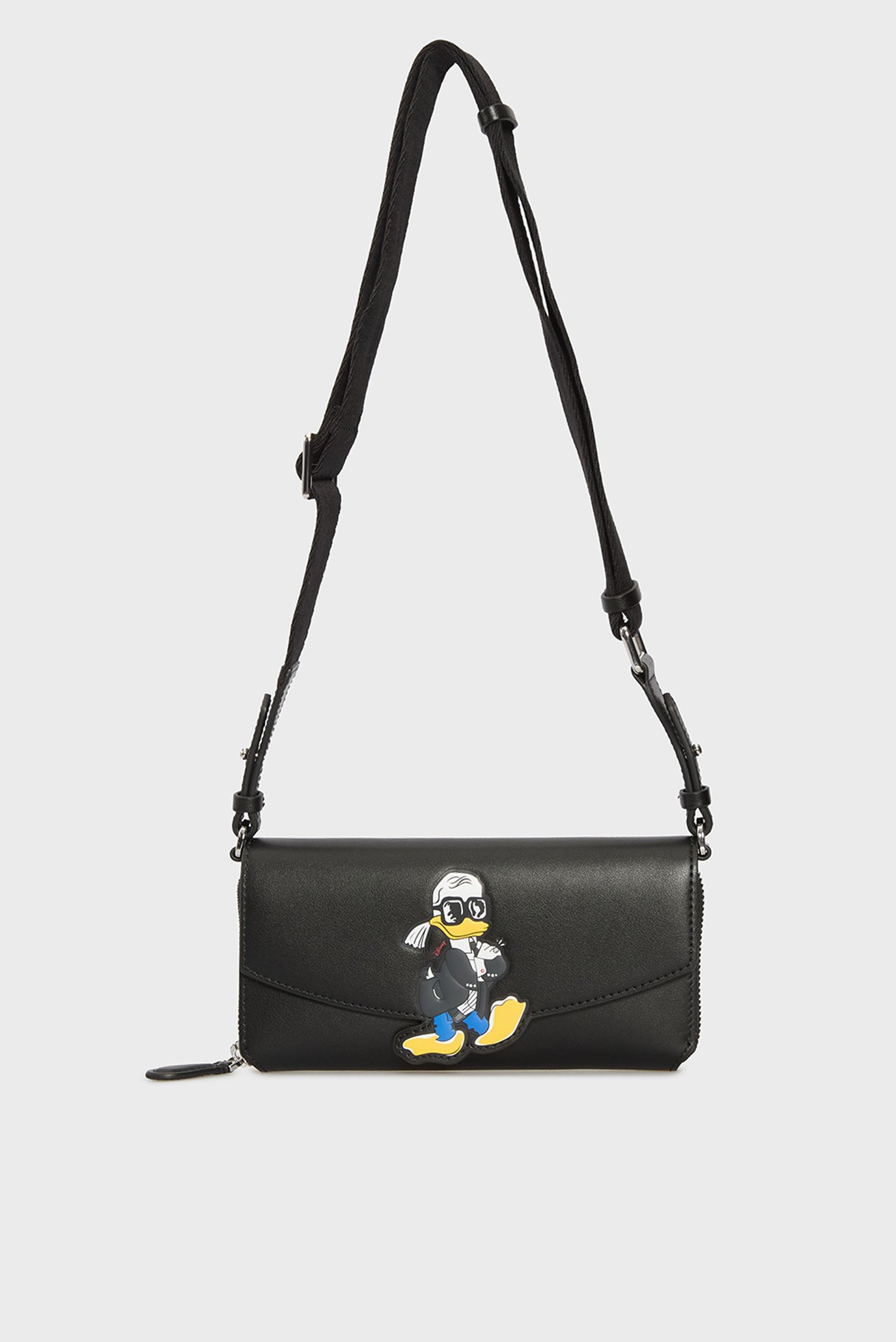 Женская черная кожаная сумка kl x disney cont Черный ONESIZE Karl Lagerfeld A3W32079 Женская черная кожаная сумка kl x disney cont Черный ONESIZE Karl Lagerfeld A3W32079