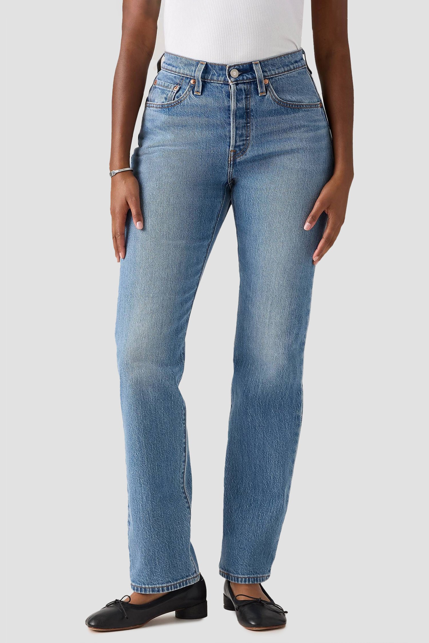 Женские голубые джинсы 501® Голубой 24-32 Levi’s® 0036A;0002 Женские голубые джинсы 501® Голубой 24-32 Levi’s® 0036A;0002