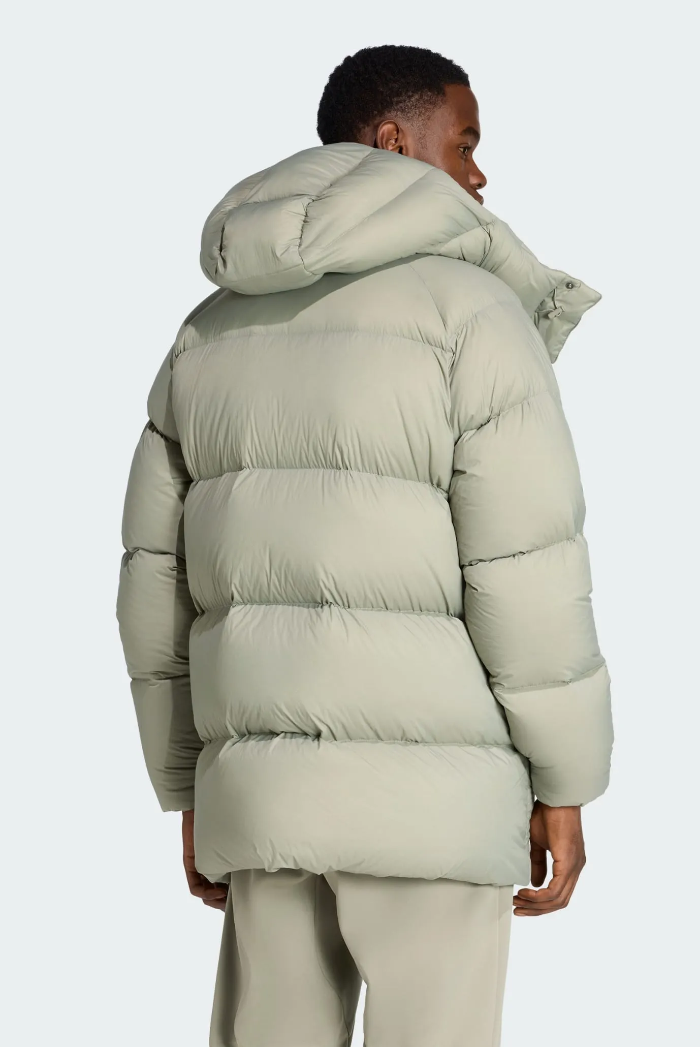 Мужской оливковый пуховик MYSHELTER Climawarm Down adidas JX0552