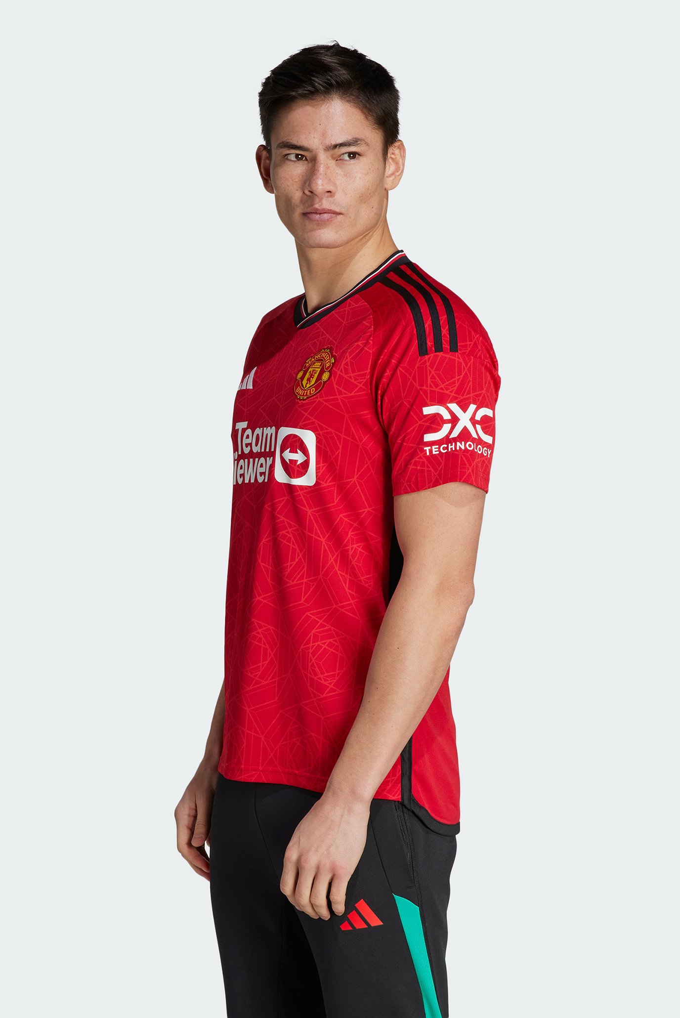 Мужская красная футболка Manchester United 23/24 Home 1