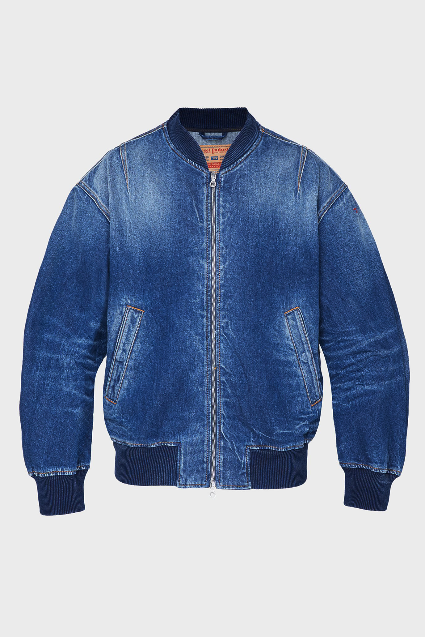 Мужской синий джинсовый бомбер D-VINZ-S GIACCA Diesel A13120